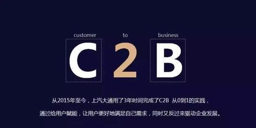 b2b b2c c2c和c2b 产品都是怎么划分和定义的
